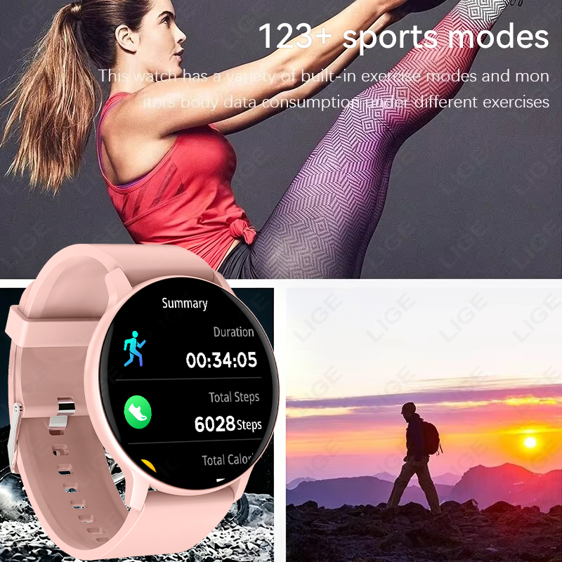 สมาร์ทวอทช์สำหรับผู้หญิง ปี 20 - Breath Rate Monitor บทวิจารณ์และราคา