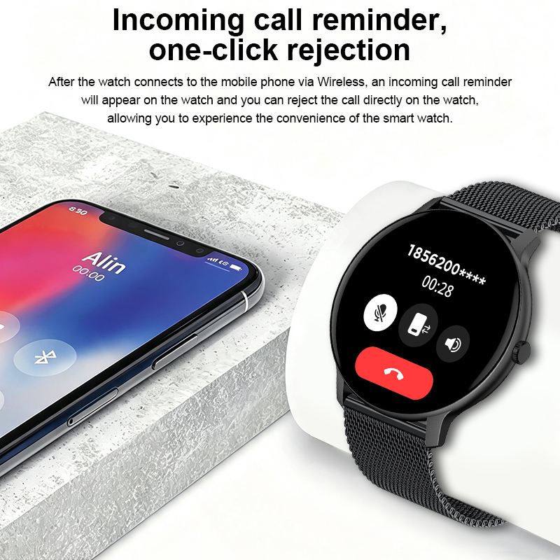 สมาร์ทวอทช์สำหรับผู้ชาย รุ่น 2 - Breath Rate Monitor บทวิจารณ์และราคา