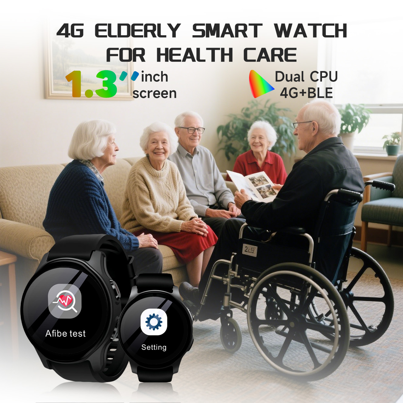 นาฬิกาอัจฉริยะระบบนำทาง GPS 4G - Fall Detection Watch บทวิจารณ์และราคา