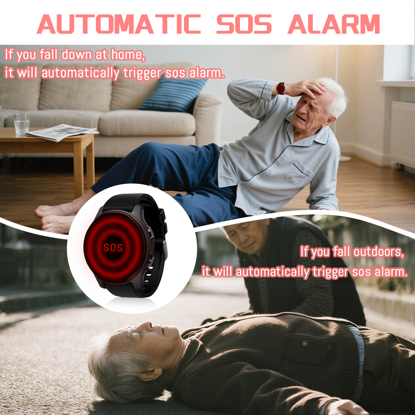 นาฬิกาอัจฉริยะระบบนำทาง GPS 4G - Fall Detection Watch บทวิจารณ์และราคา