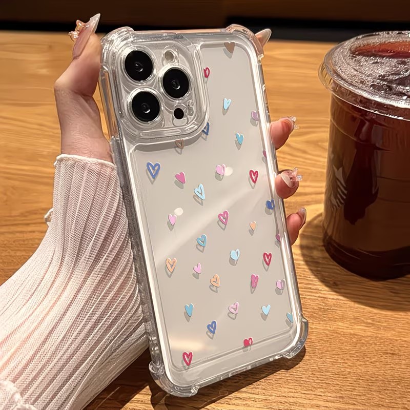 เคสโทรศัพท์ใสลายหัวใจหลากสี สำ - Apple Iphone 15 บทวิจารณ์และราคา