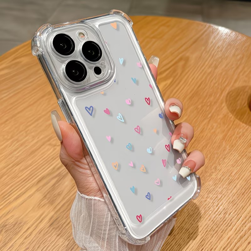 เคสโทรศัพท์ใสลายหัวใจหลากสี สำ - Apple Iphone 15 บทวิจารณ์และราคา